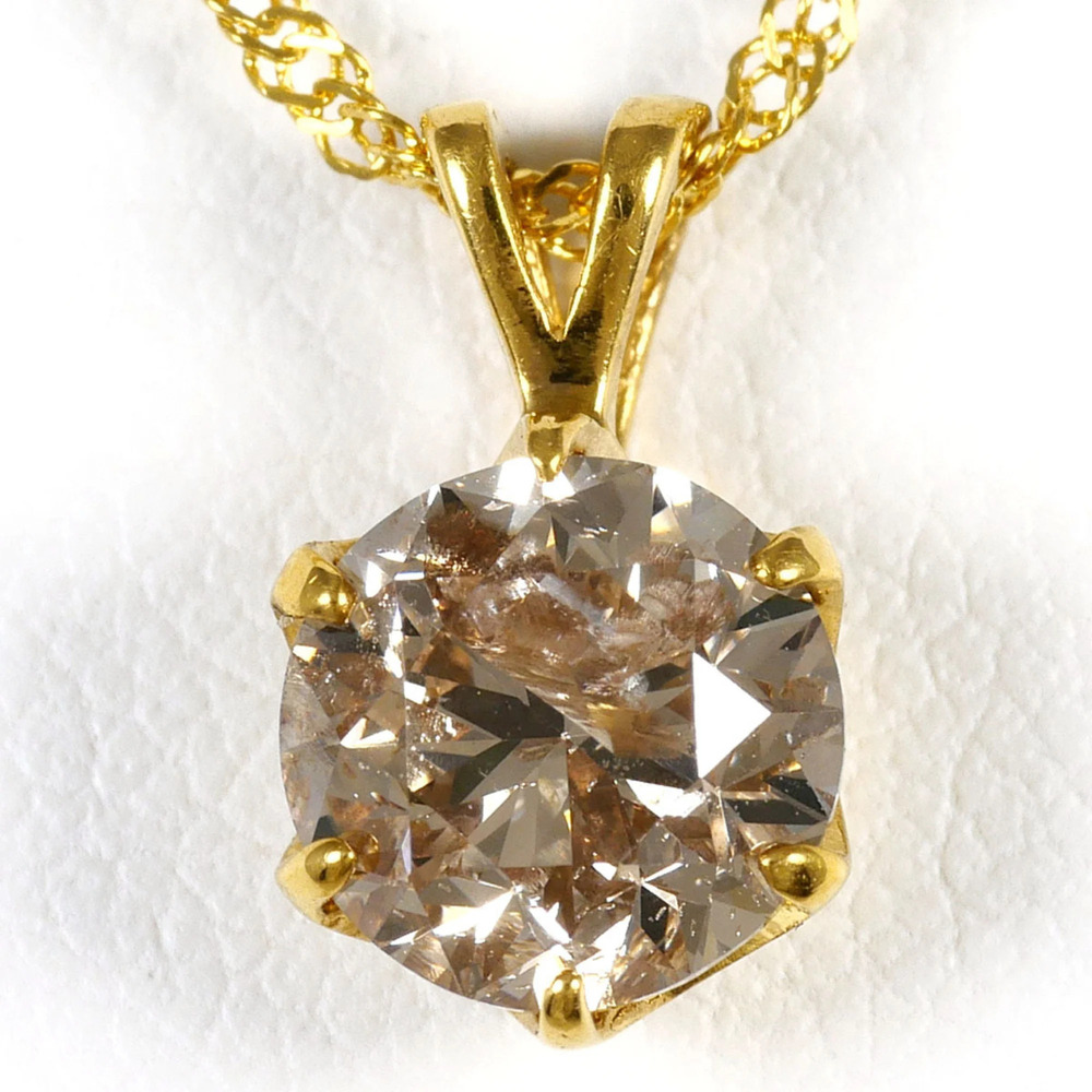 VINTAGE Gold Diamond Necklace